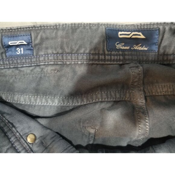 Cesare Attolini 5 Pocket Blue Jeans Size 31 New With Tags. - Picture 6 of 6
